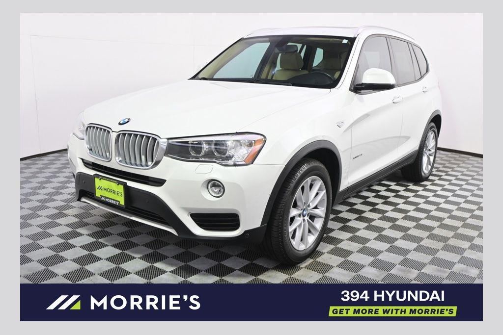 White Metallic 2017 BMW X3 SUV / Crossover All-Wheel Drive 8-Speed Automatic