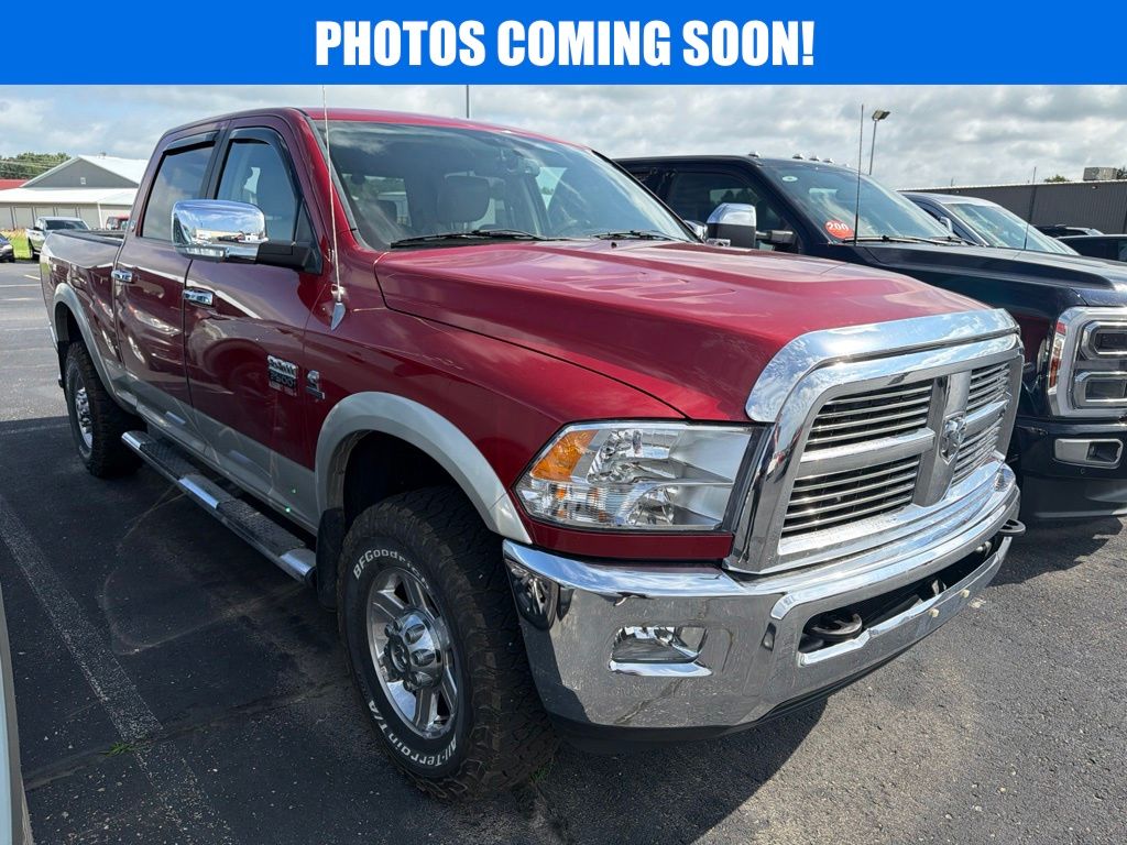 Inferno Red Crystal Pearlcoat/Black Cloth Top 2010 Dodge RAM 2500 Pickup Truck Four-Wheel Drive 6-Speed Automatic