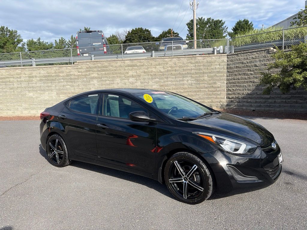 Phantom Black 2014 Hyundai Elantra Sedan Front-Wheel Drive 6-Speed Manual