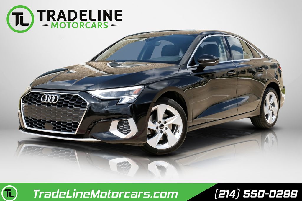 Mythos Black Metallic 2024 Audi A3 40 TFSI Premium FWD Sedan Front-Wheel Drive 7-Speed Automatic