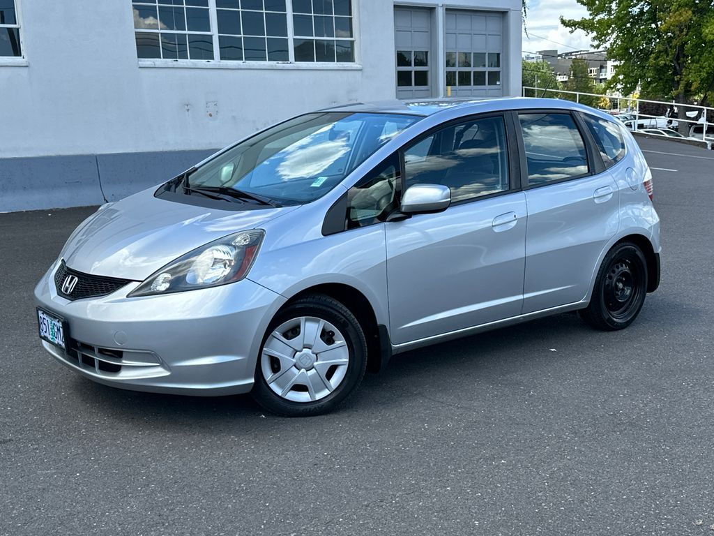 Alabaster Silver Metallic 2013 Honda Fit Hatchback Front-Wheel Drive 5-Speed Automatic