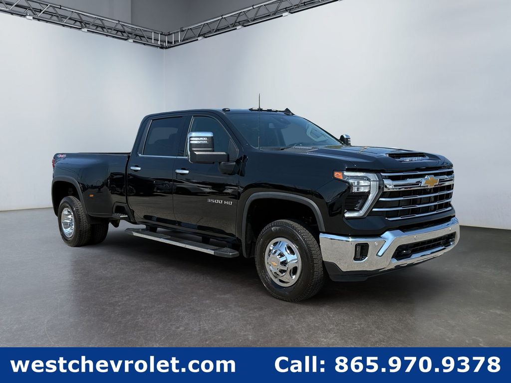 Black 2024 Chevrolet Silverado 3500HD Pickup Truck Four-Wheel Drive Automatic