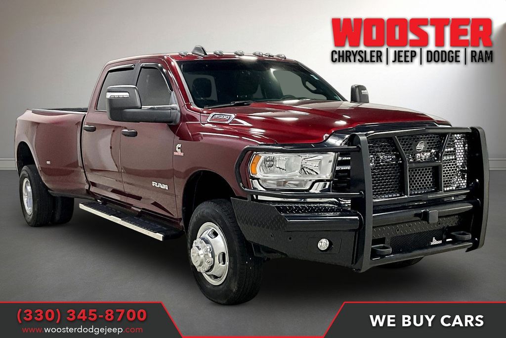 Delmonico Red Pearlcoat 2024 RAM 3500 Big Horn Crew Cab LB DRW 4WD Pickup Truck Four-Wheel Drive 6-Speed Automatic