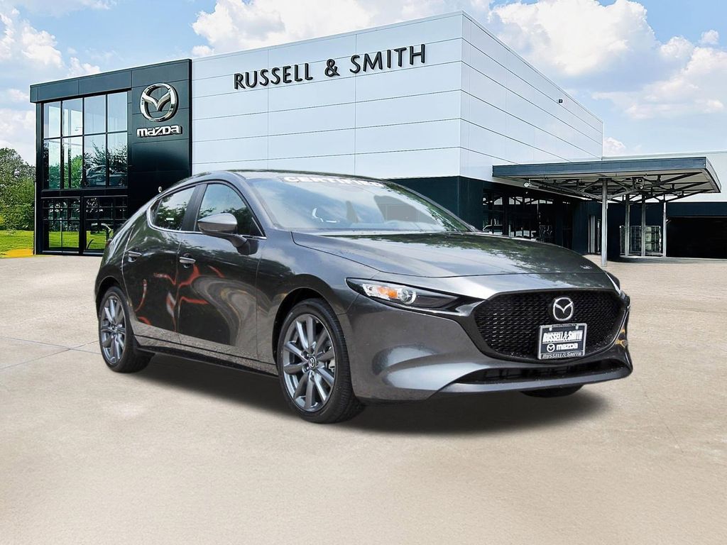 Machine Gray Metallic 2025 Mazda MAZDA3 2.5 S Preferred Hatchback FWD Hatchback Front-Wheel Drive 6-Speed Automatic