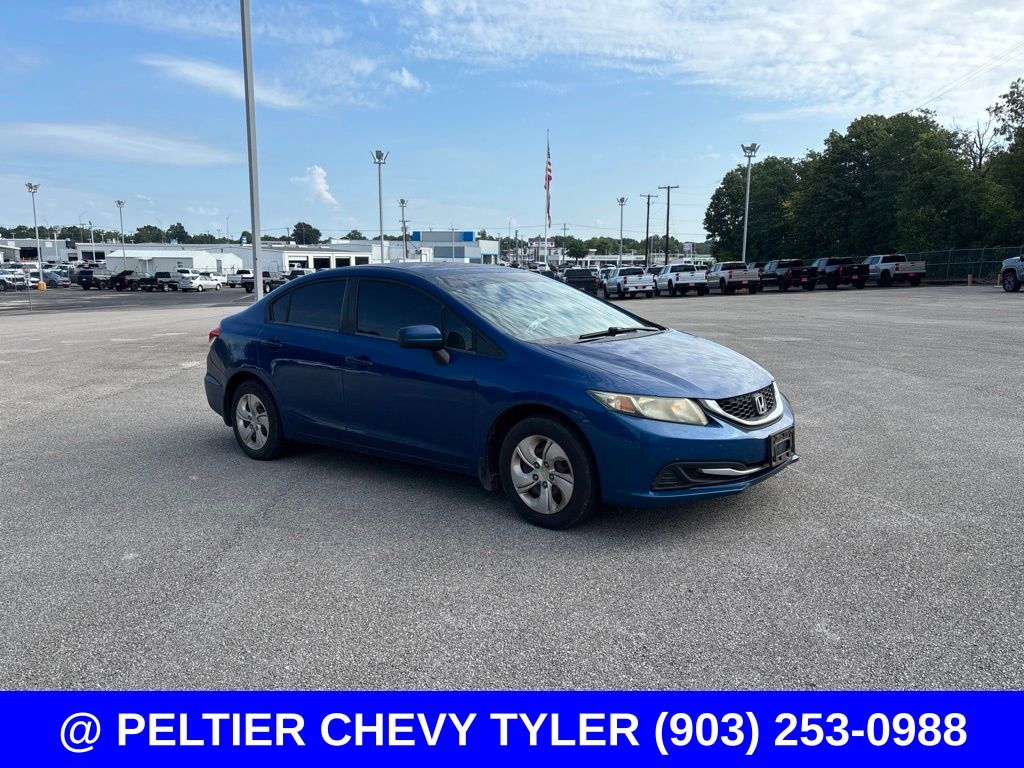 Dyno Blue Pearl 2014 Honda Civic Sedan Front-Wheel Drive 5-Speed Manual