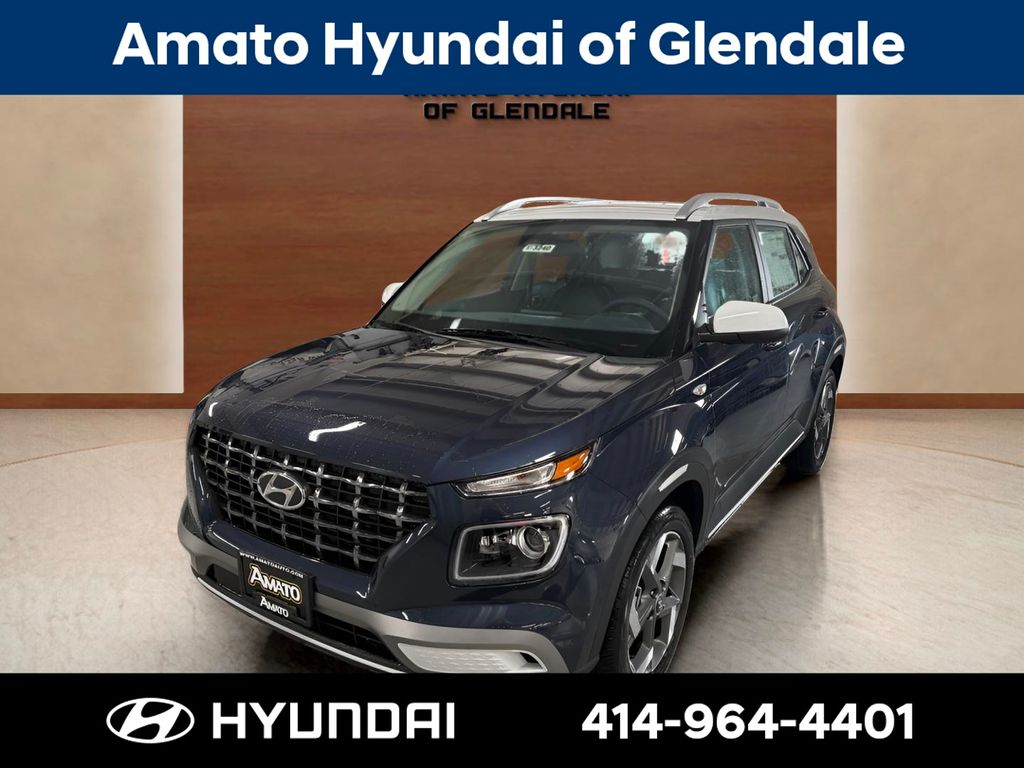 Denim w/White Roof 2025 Hyundai Venue Limited FWD SUV / Crossover Front-Wheel Drive Continuously Variable Transmission