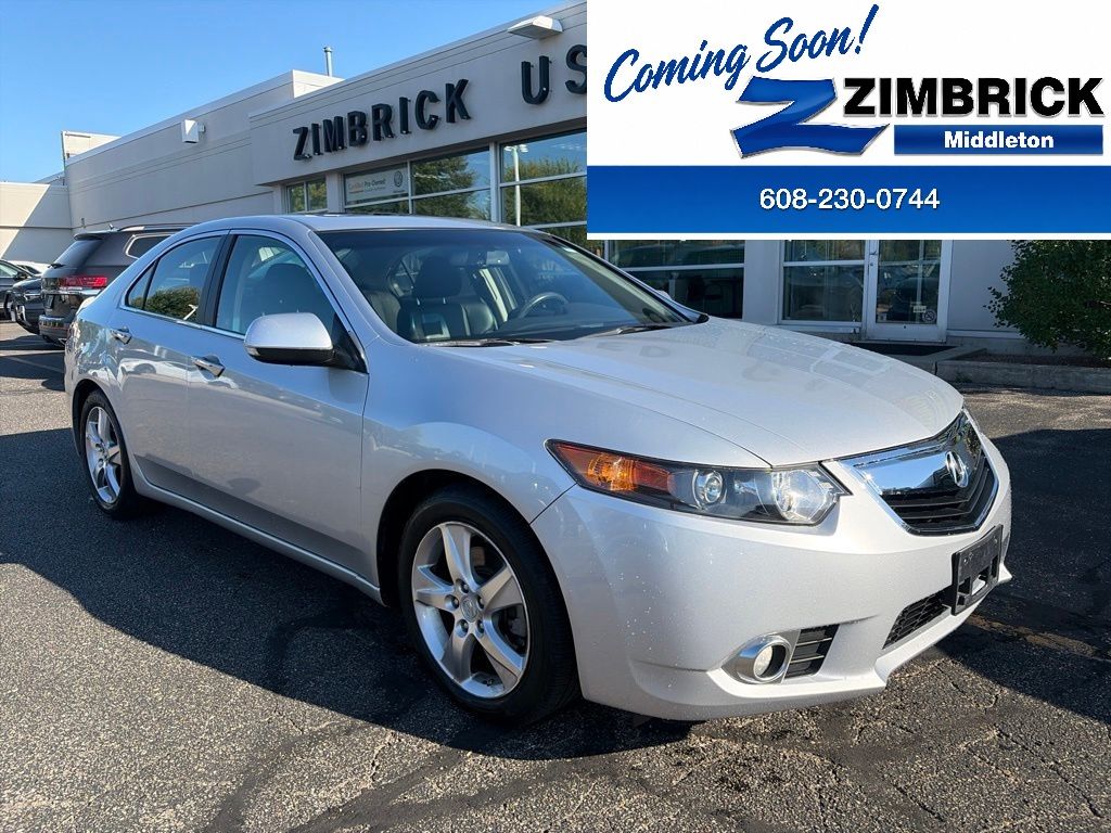 Forged Silver Metallic 2011 Acura TSX Sedan Front-Wheel Drive 5-Speed Automatic