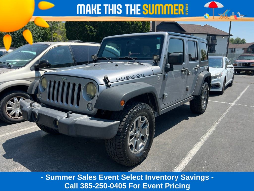 Billet Silver Metallic Clearcoat 2015 Jeep Wrangler SUV / Crossover Four-Wheel Drive 5-Speed Automatic