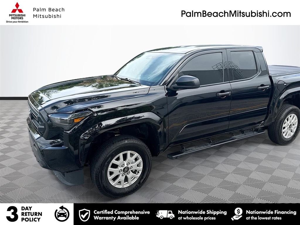 Black 2025 Toyota Tacoma Pickup Truck Four-Wheel Drive 8-Speed Automatic
