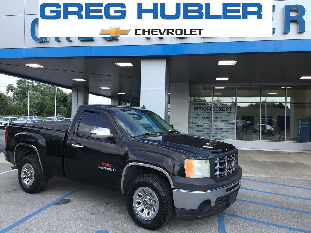 Onyx Black 2009 GMC Sierra 1500 Pickup Truck 4X2 4-Speed Automatic Overdrive