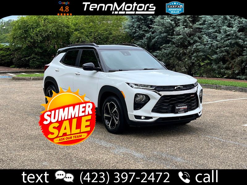 Summit White 2021 Chevrolet Trailblazer SUV / Crossover Four-Wheel Drive 9-Speed Automatic