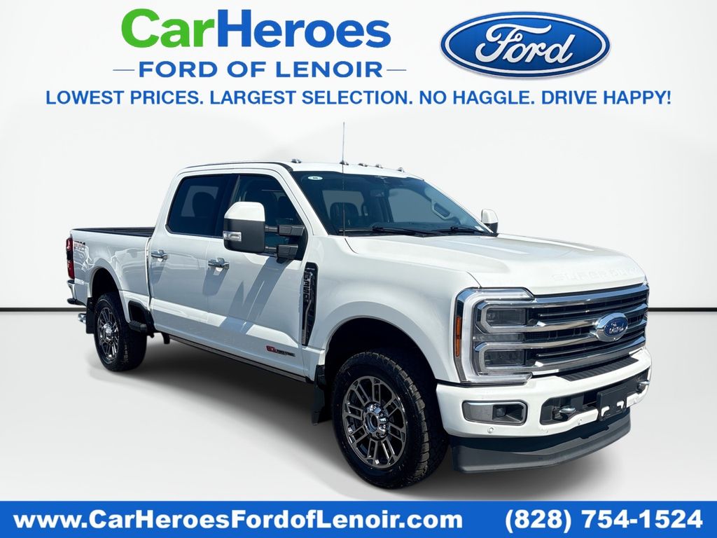 Star White Metallic Tri-Coat 2023 Ford F-350 Super Duty Pickup Truck Four-Wheel Drive Automatic