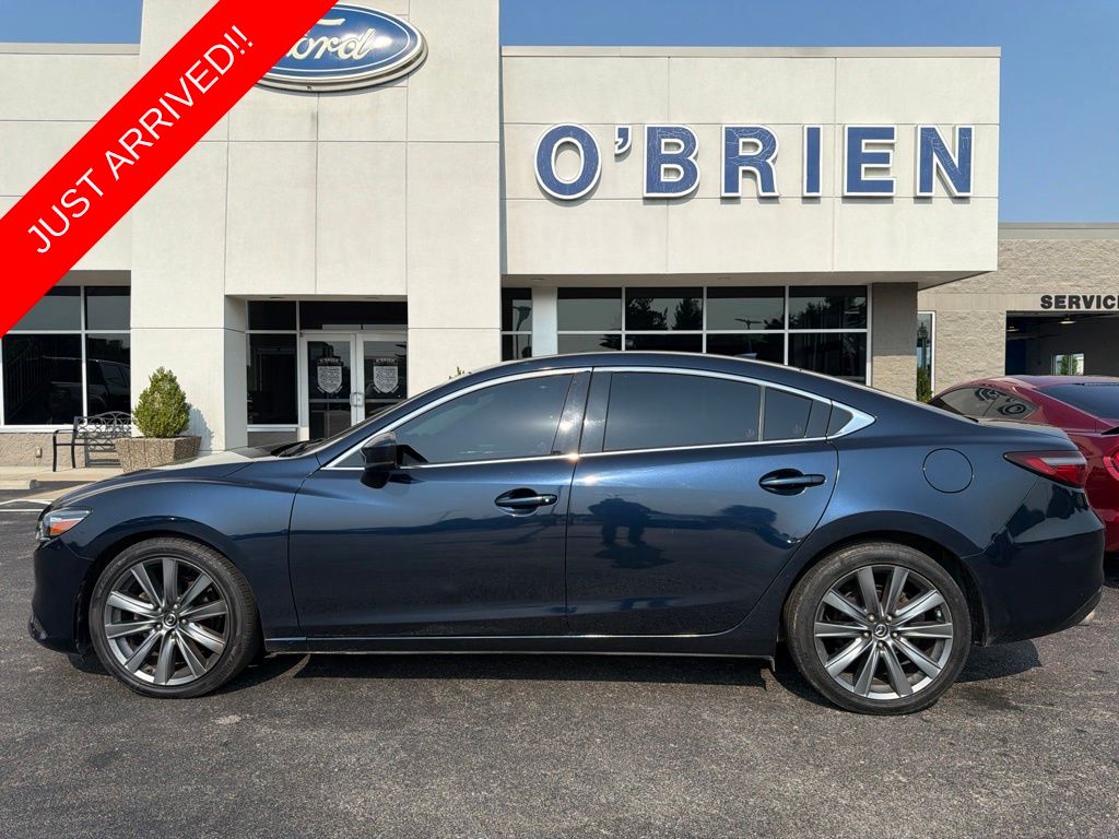 Crystal Blue 2018 Mazda MAZDA6 Sedan Front-Wheel Drive 6-Speed Automatic
