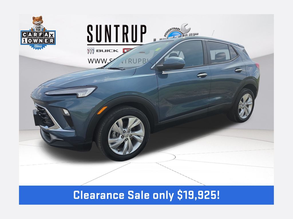 Ocean Blue Metallic 2024 Buick Encore GX SUV / Crossover Front-Wheel Drive Continuously Variable Transmission