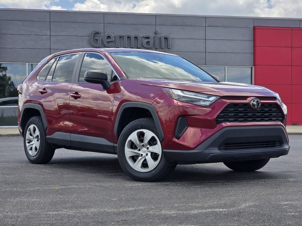 Certified Used 2023 Red Toyota LE image 2