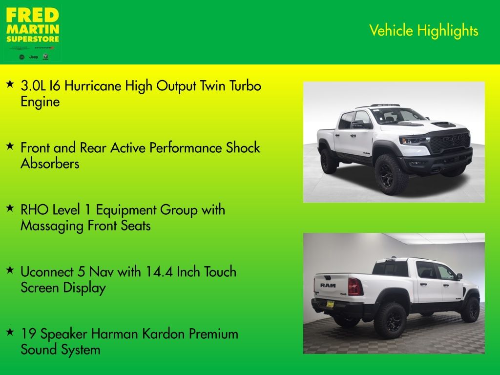 new 2026 Ram 1500 car, priced at $84,276