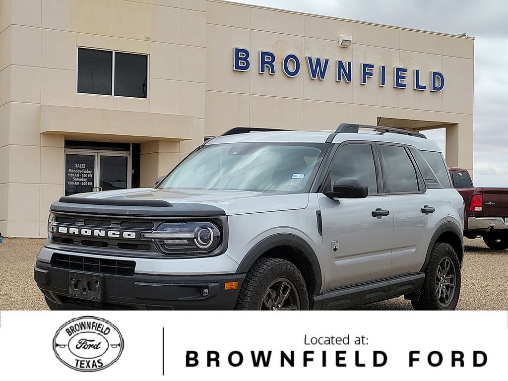 Silver Metallic 2021 Ford Bronco Sport SUV / Crossover All-Wheel Drive 8-Speed Automatic