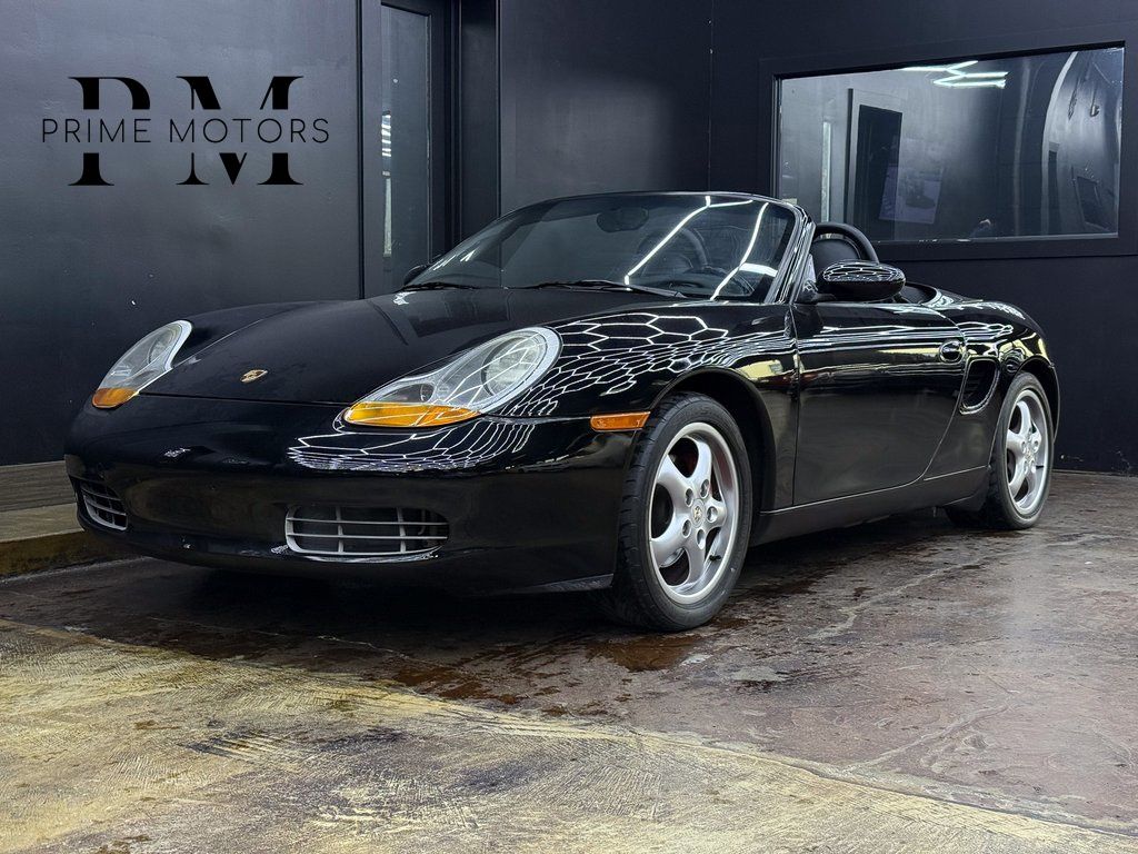 Black 1998 Porsche Boxster Base Convertible Rear-Wheel Drive 5-Speed Manual