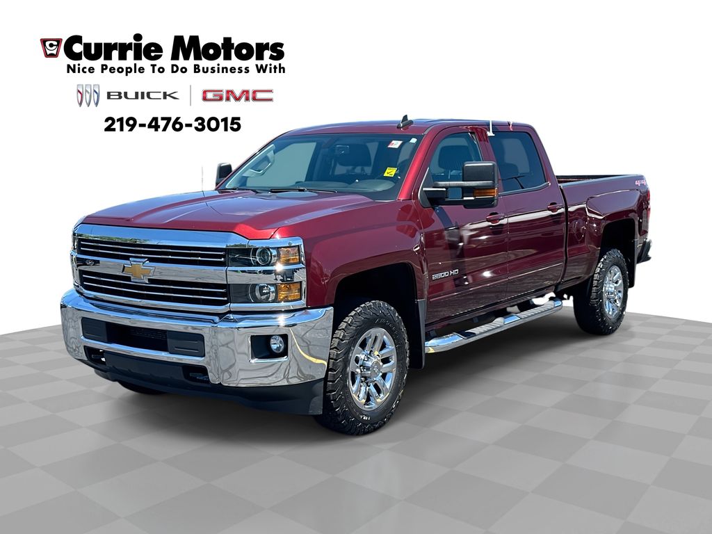 Butte Red Metallic 2016 Chevrolet Silverado 2500HD LT Crew Cab 4WD Pickup Truck Four-Wheel Drive 6-Speed Automatic Overdrive