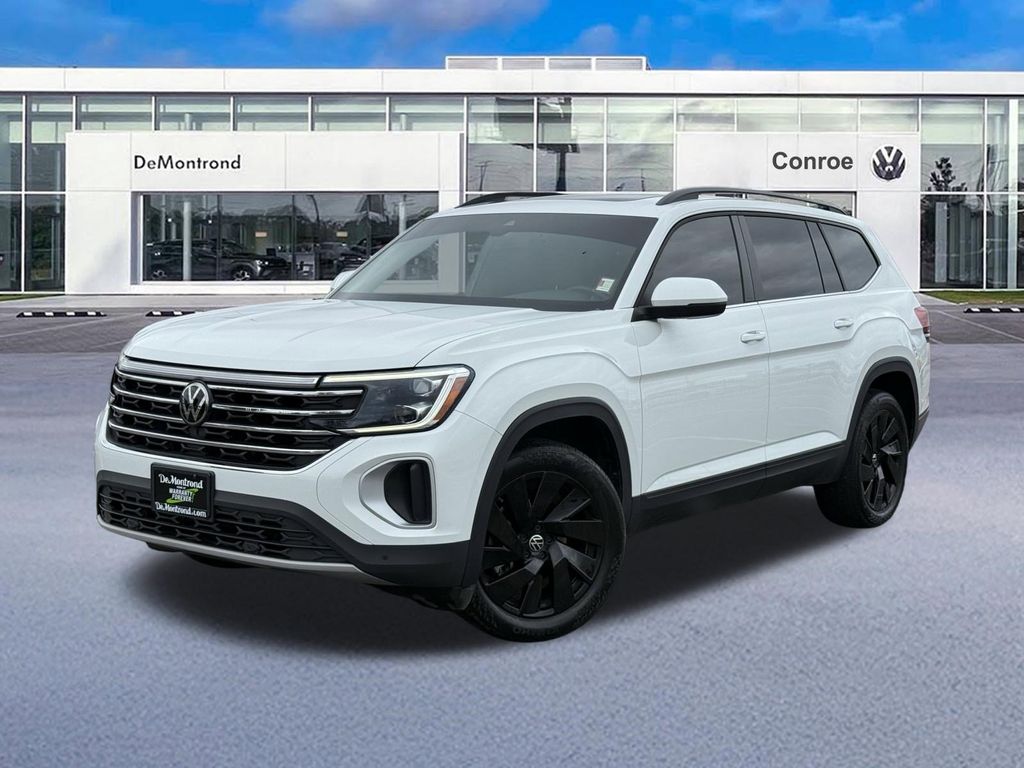 2024 Volkswagen Atlas 2.0T SE w/Technology White at DeMontrond Gulf Freeway