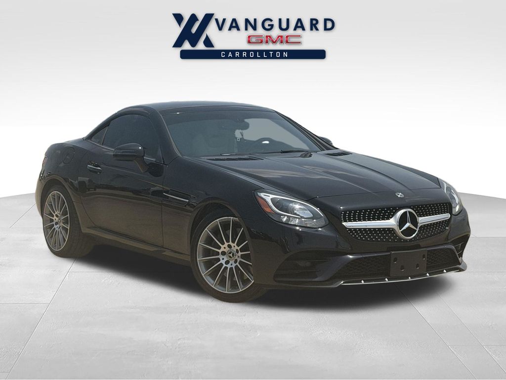Black 2020 Mercedes-Benz SLC Convertible Rear-Wheel Drive 9-Speed Automatic