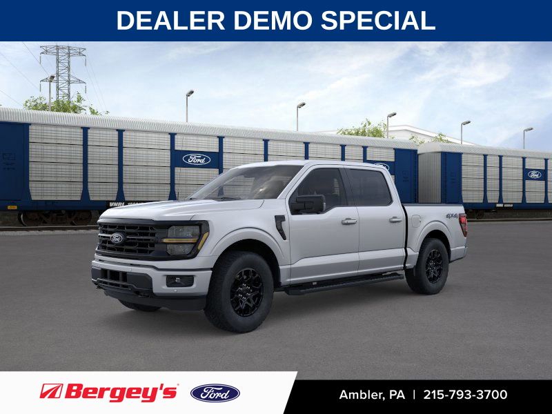 Iconic Silver Metallic 2026 Ford F-150 Pickup Truck Four-Wheel Drive Automatic