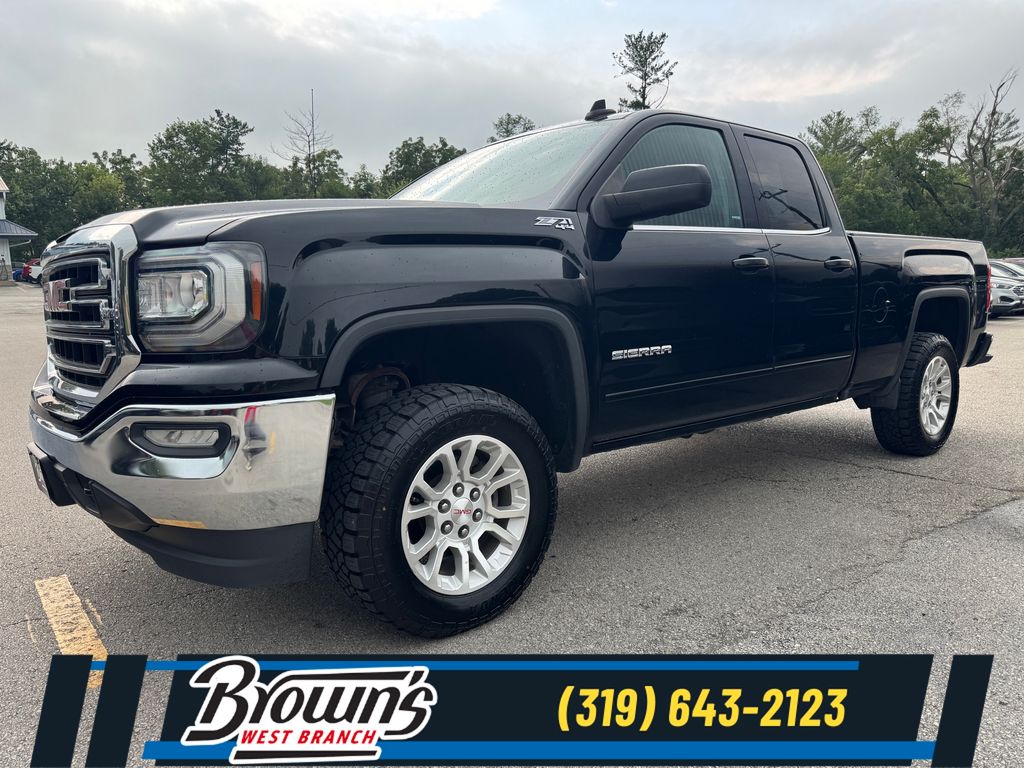 Onyx Black 2016 GMC Sierra 1500 Pickup Truck Four-Wheel Drive 6-Speed Automatic Overdrive