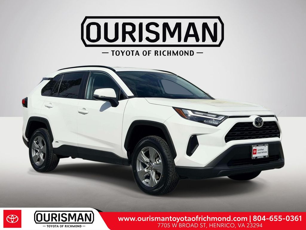 Ice Cap 2025 Toyota RAV4 Hybrid XLE AWD SUV / Crossover All-Wheel Drive Continuously Variable Transmission