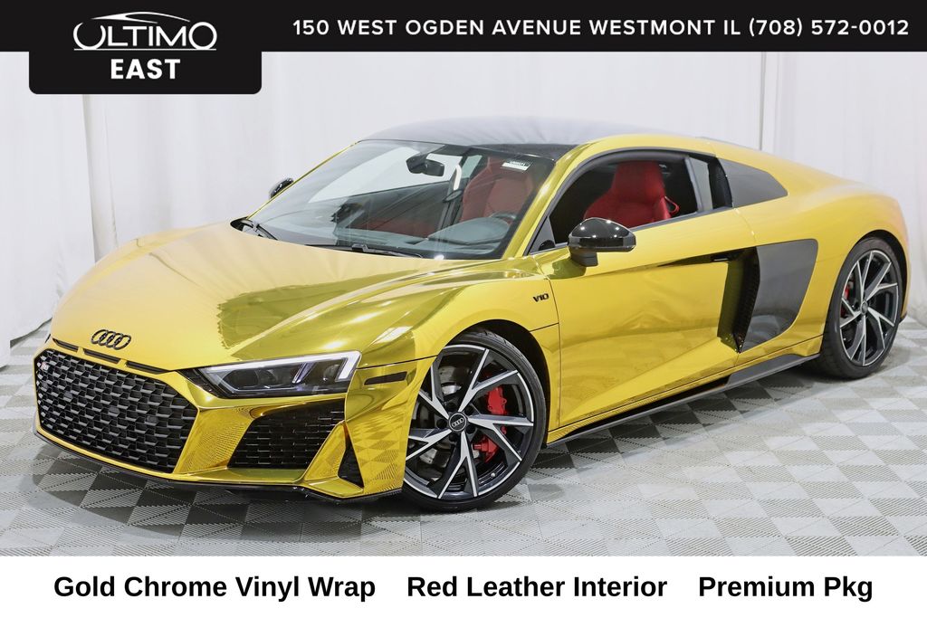 Mythos Black Metallic 2021 Audi R8 V10 Coupe RWD Coupe Rear-Wheel Drive 7-Speed Automatic