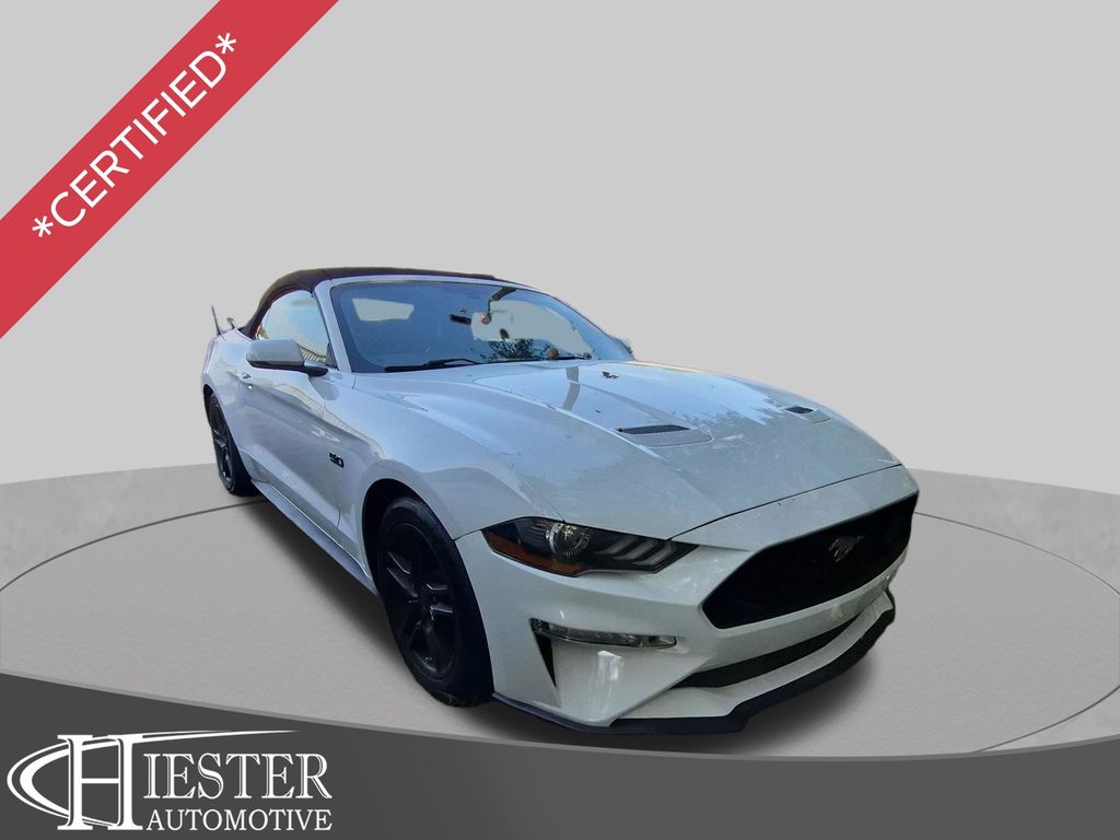 Oxford White 2019 Ford Mustang Convertible Rear-Wheel Drive Automatic