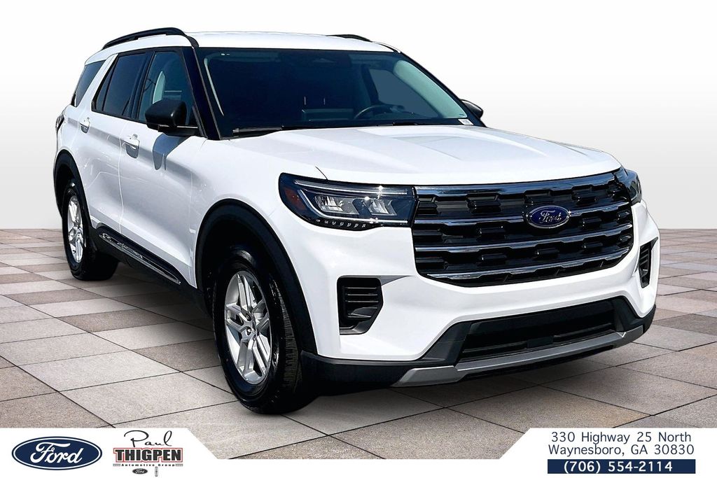 Oxford White 2025 Ford Explorer Active RWD SUV / Crossover Rear-Wheel Drive Automatic
