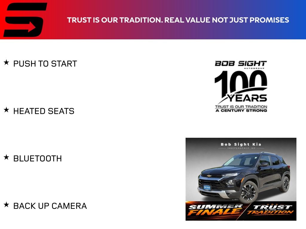 Used 2022 Chevrolet Trailblazer LT with VIN KL79MPS24NB122050 for sale in Kansas City