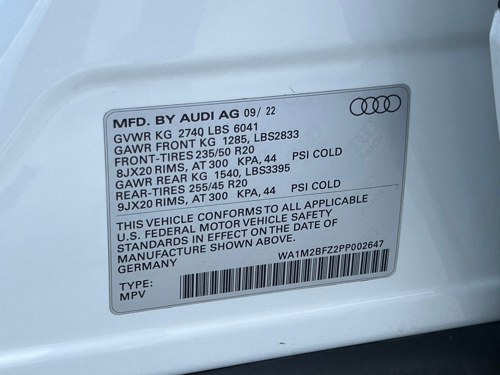 Certified Used 2023 White Audi Prestige image 77