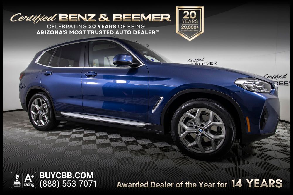 Phytonic Blue Metallic 2023 BMW X3 SUV / Crossover Rear-Wheel Drive 8-Speed Automatic