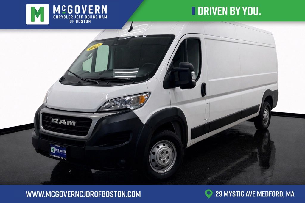 Bright White Clearcoat 2023 RAM ProMaster 2500 159 High Roof Cargo Van FWD Van Front-Wheel Drive 9-Speed Automatic