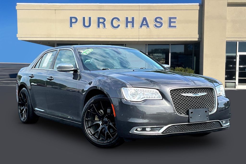 Gray (Granite Crystal Metallic Clearcoat) 2021 Chrysler 300 Sedan Rear-Wheel Drive 8-Speed Automatic