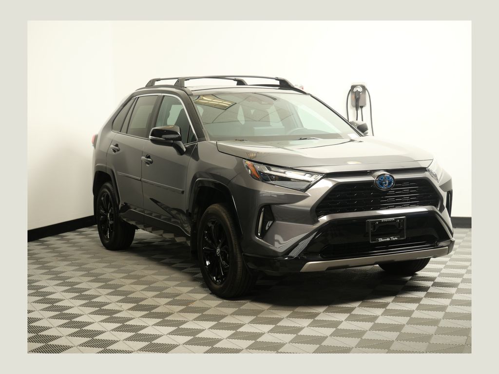 Midnight Black Metallic 2024 Toyota RAV4 Hybrid SUV / Crossover All-Wheel Drive Continuously Variable Transmission