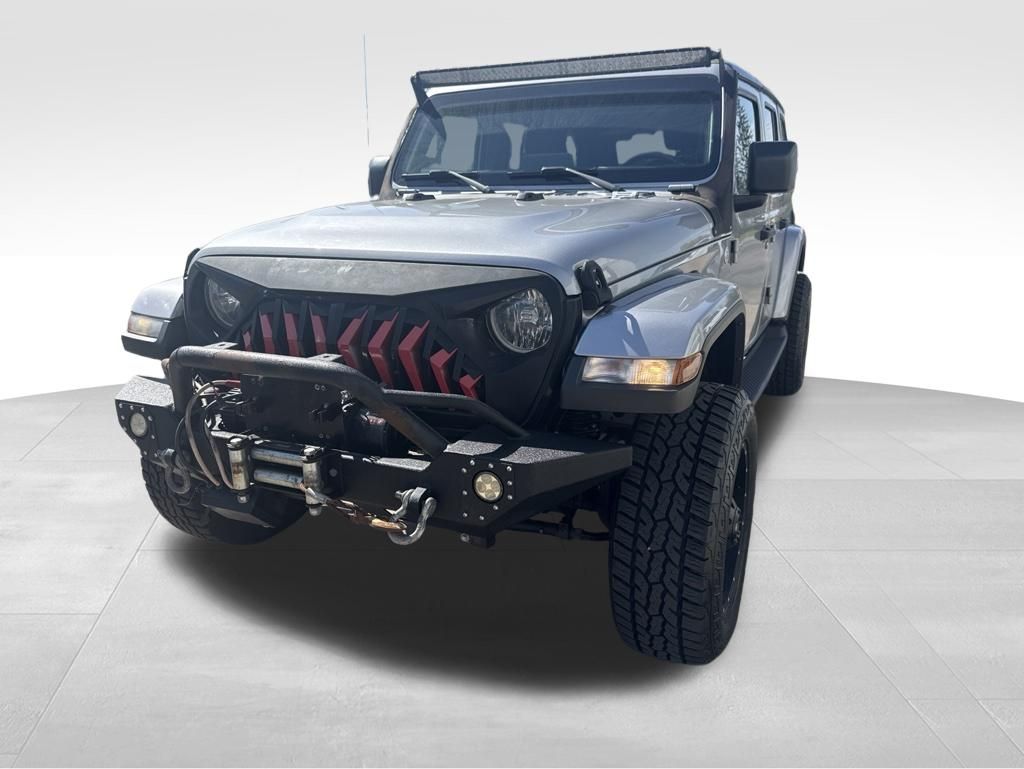 Silver 2018 Jeep Wrangler Unlimited Sahara 4WD SUV / Crossover Four-Wheel Drive 8-Speed Automatic