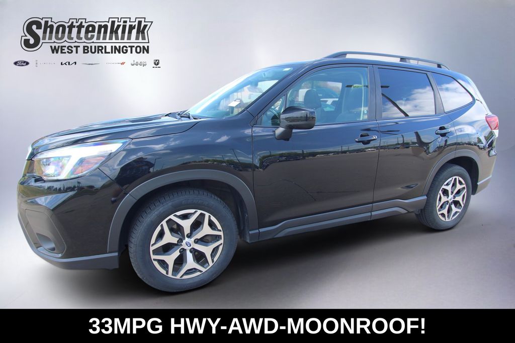 Crystal Black Silica 2021 Subaru Forester SUV / Crossover All-Wheel Drive Continuously Variable Transmission