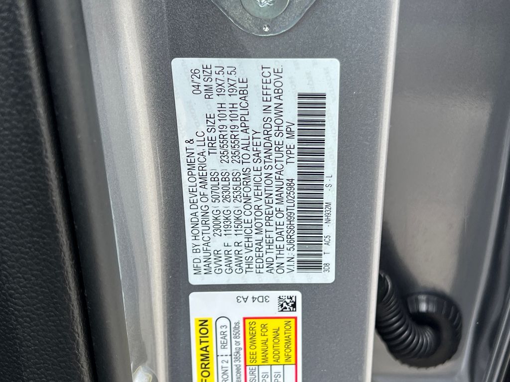 2026 Honda CR-V Hybrid AWD Sport Touring