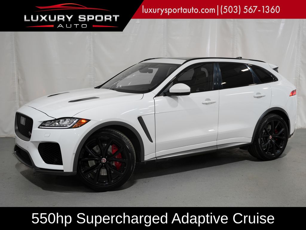 Fuji White 2020 Jaguar F-PACE SUV / Crossover All-Wheel Drive 8-Speed Automatic