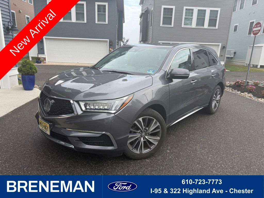 Gray (Modern Steel Metallic) 2018 Acura MDX SUV / Crossover All-Wheel Drive 9-Speed Automatic