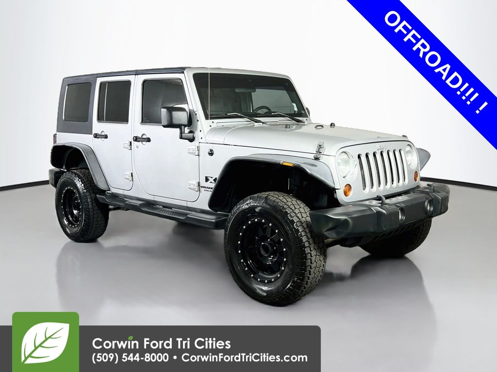 Bright Silver Metallic Clearcoat/Black Hard Top 2008 Jeep Wrangler SUV / Crossover Four-Wheel Drive 4-Speed Automatic