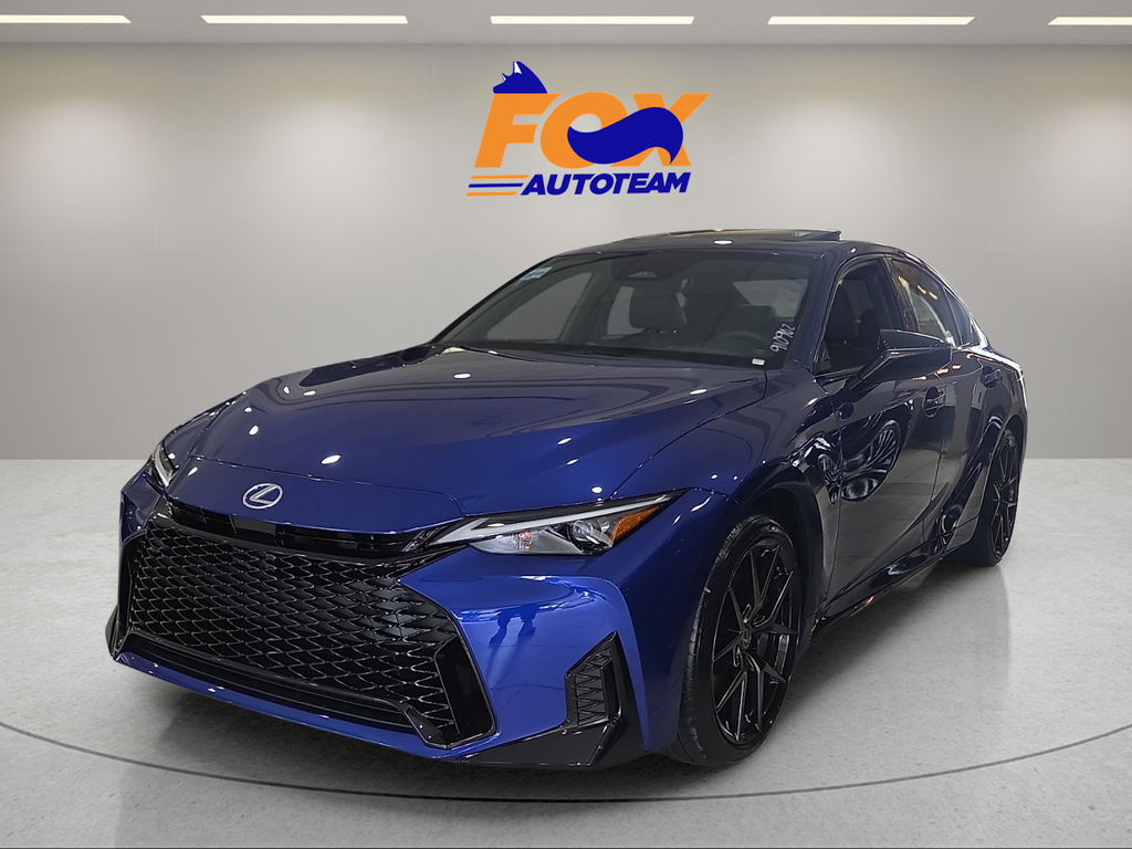 Blue 2026 Lexus IS 350 F Sport Design RWD Sedan Rear-Wheel Drive 8-Speed Dual Clutch