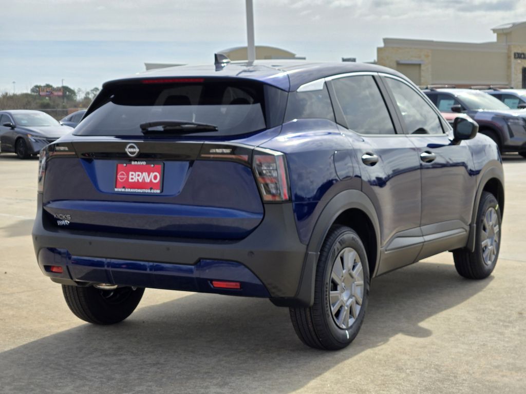 2026 Nissan Kicks S Blue at Bravo Nissan