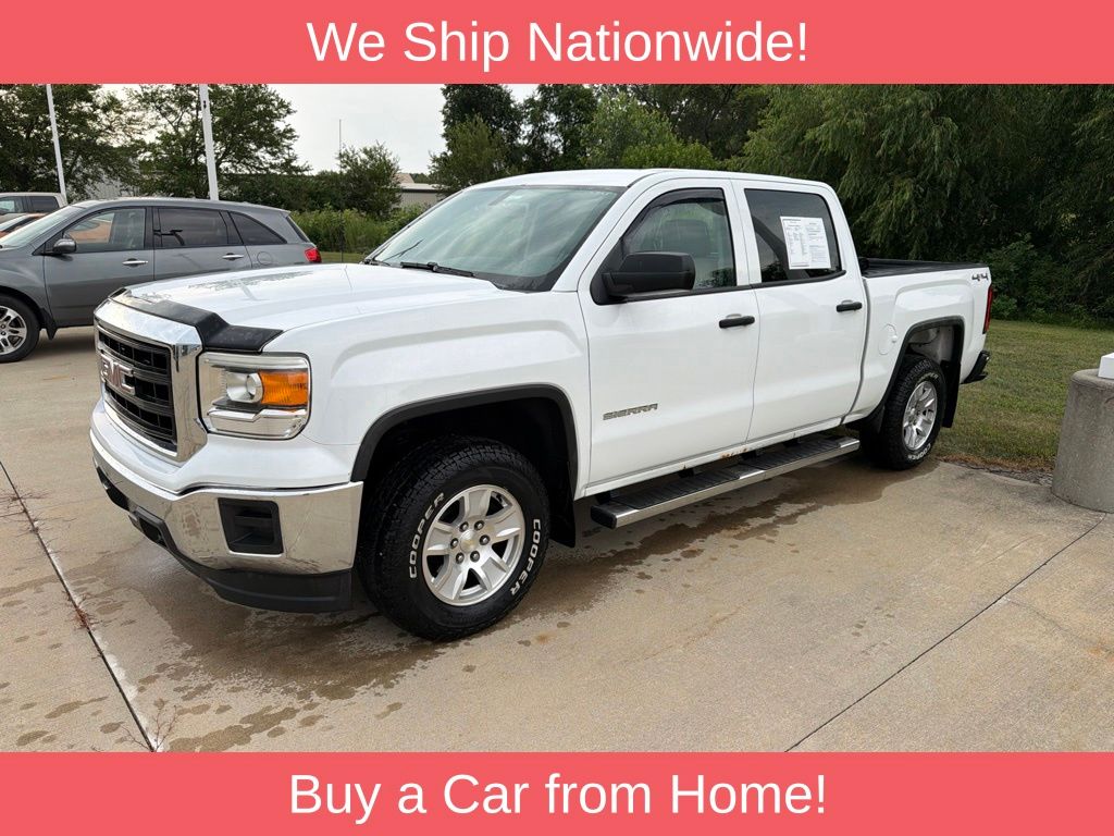Summit White 2015 GMC Sierra 1500 Pickup Truck Four-Wheel Drive 6-Speed Automatic Overdrive