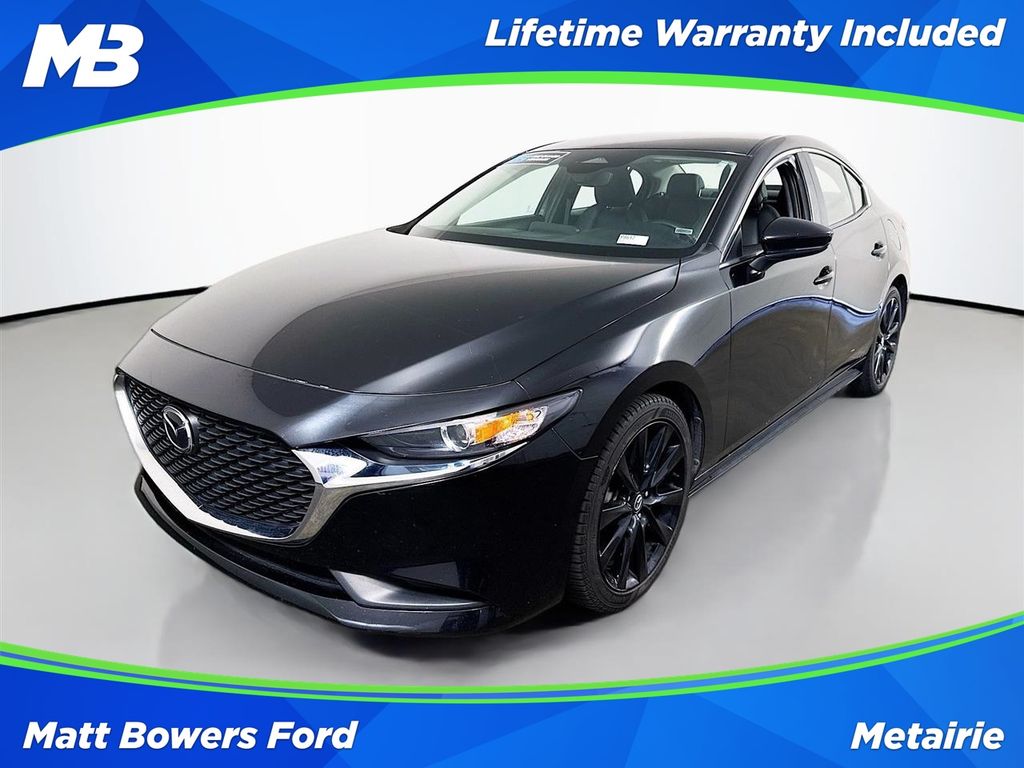 Jet Black Mica 2024 Mazda MAZDA3 Sedan Front-Wheel Drive 6-Speed Automatic