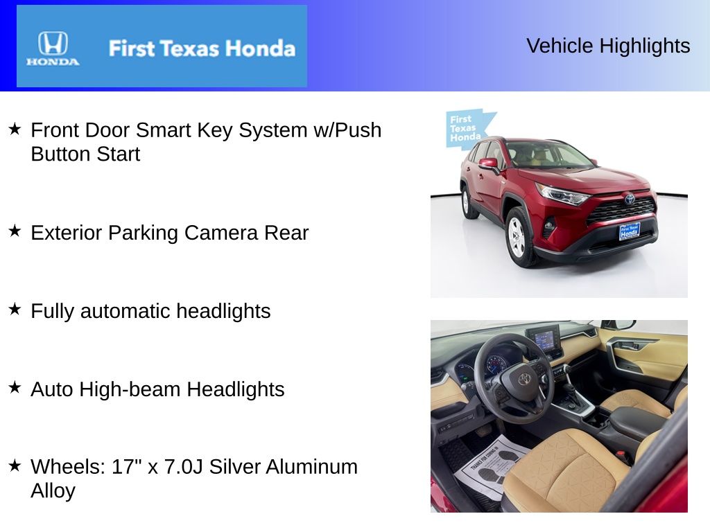 Used Car 2021 Toyota Rav4 Hybrid  Xle For Sale Under $25,000 In Austin, Texas
