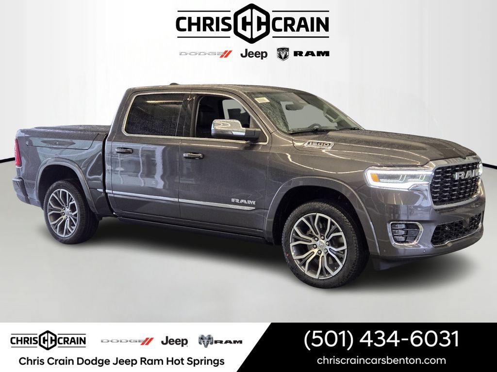 Crystal Metallic 2026 RAM 1500 Pickup Truck Four-Wheel Drive 8-Speed Automatic
