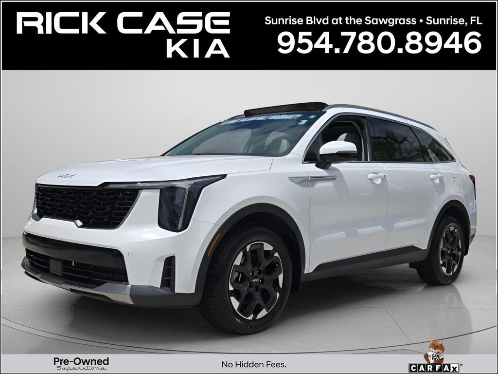 Glacial White Pearl 2024 Kia Sorento SUV / Crossover Front-Wheel Drive 8-Speed Automatic